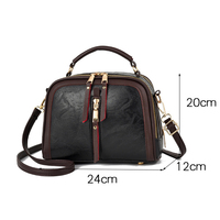 حقيبة يد فاخرة للنساء حقائب مصمم بولي Leather جلد بلون حقيبة ساعي الموضة حقائب الكتف Crossbody بنات Tassen حمل - Image 5